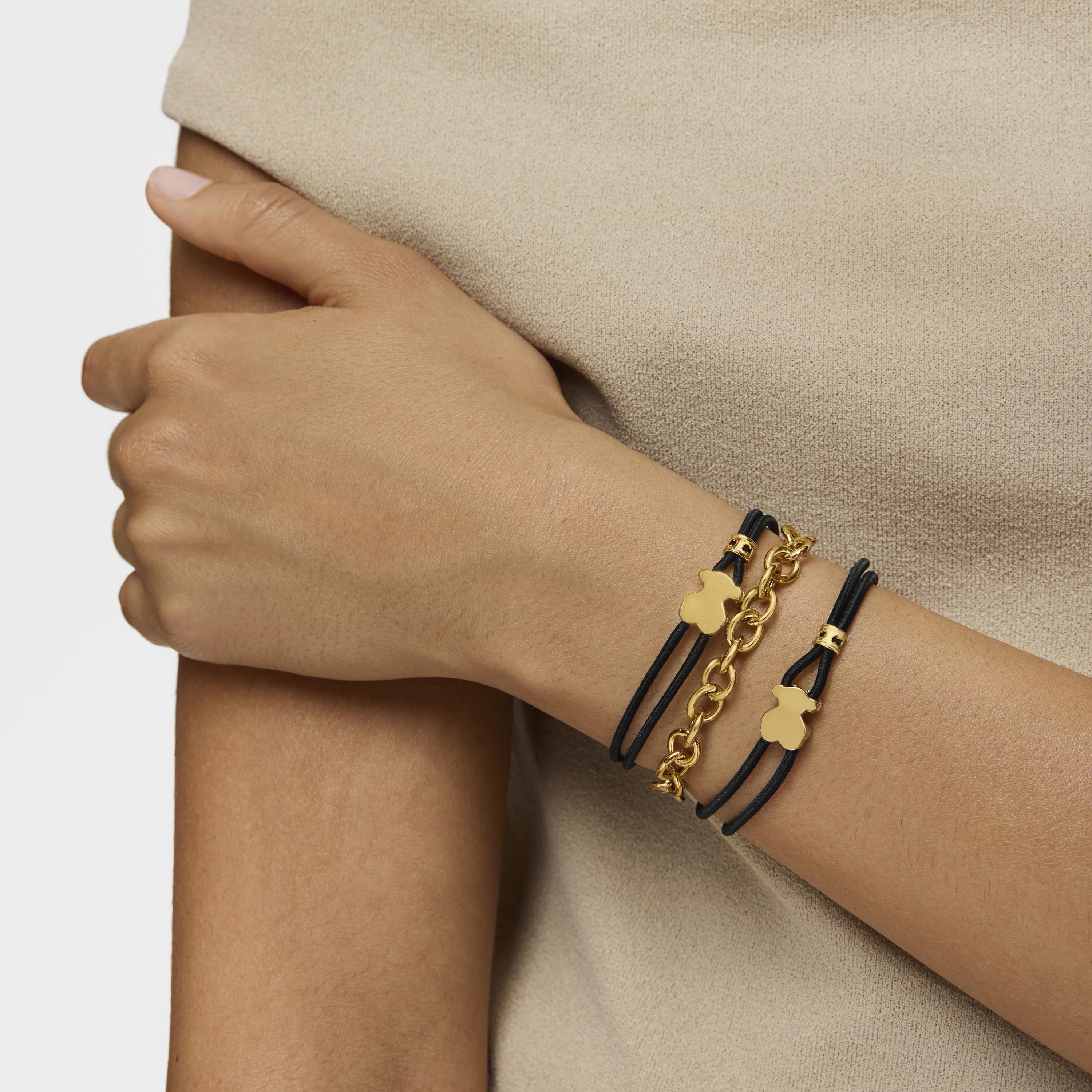 Black Sweet Dolls Elastic bracelet | TOUS
