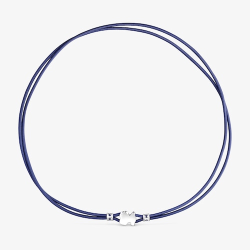 Collier &eacute;lastique Sweet Dolls bleu