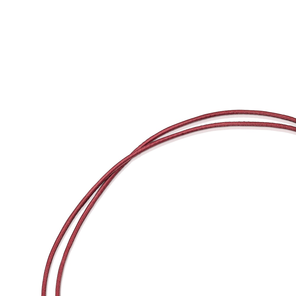 Burgundy Sweet Dolls Elastic Necklace
