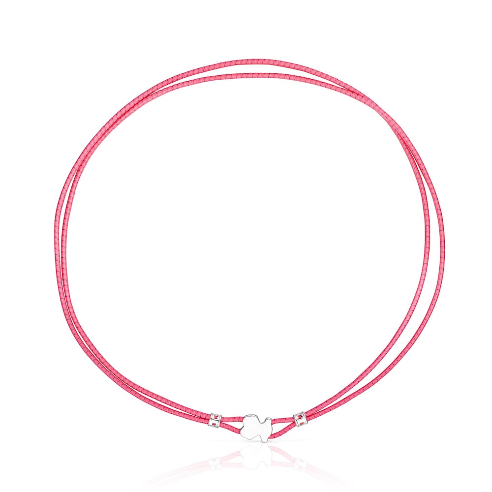 Collar el&aacute;stico fucsia Sweet Dolls image number 0