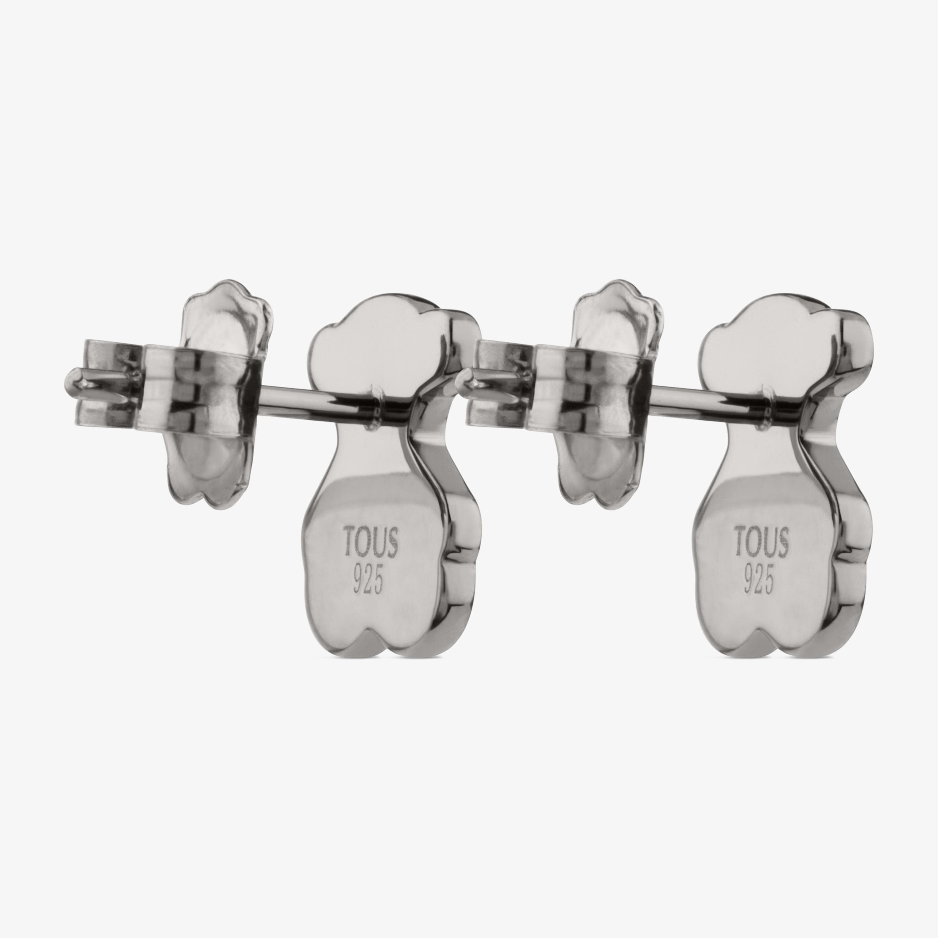 Silver Grace Earrings with Marcasite