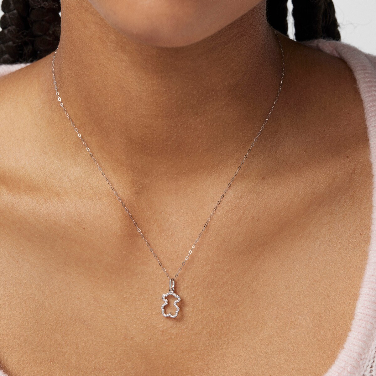 White Gold Silueta Pendant