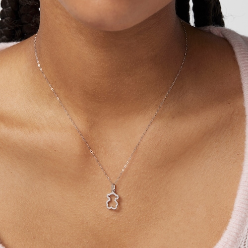 White Gold Silueta Pendant