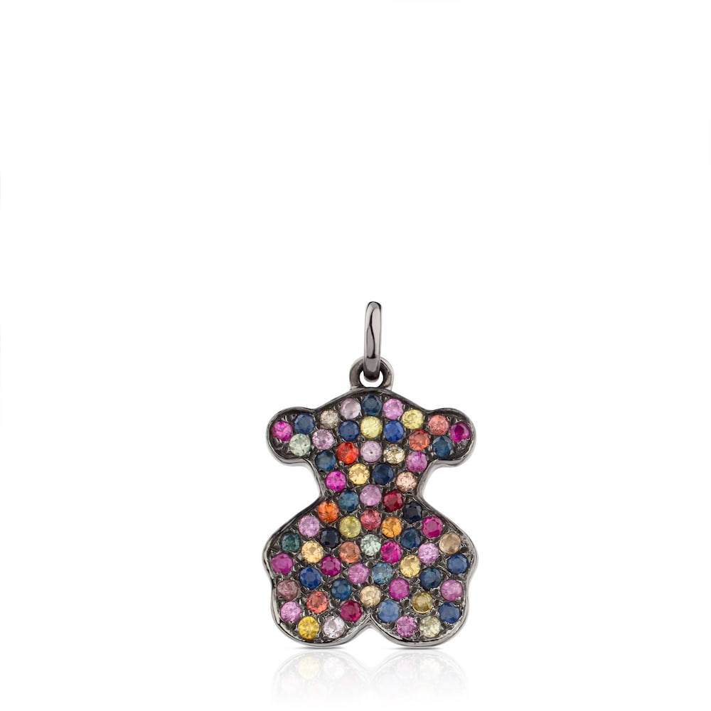 Silver Fantasy Pendant with Sapphire