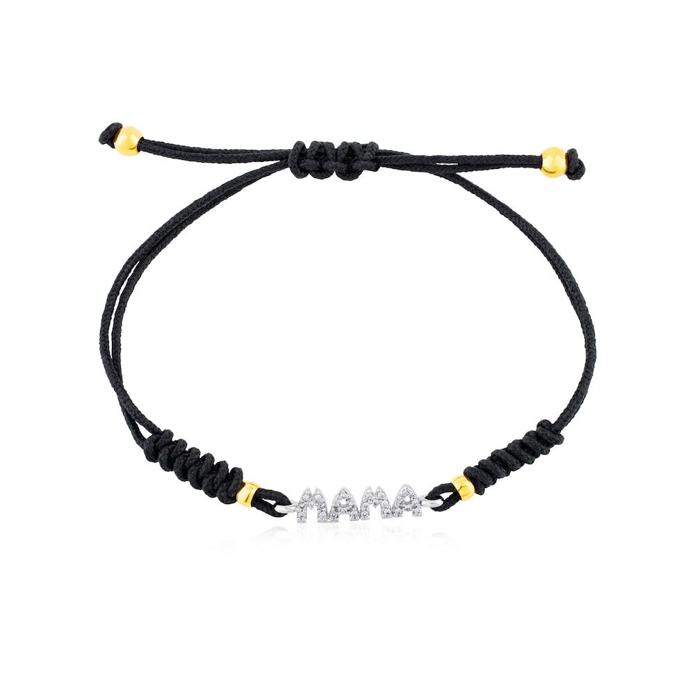 Pulsera TOUS Mama de Oro blanco image number 2