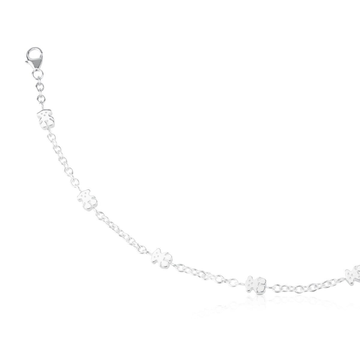 Silver TOUS Sweet Dolls Bracelet with Bear motifs
