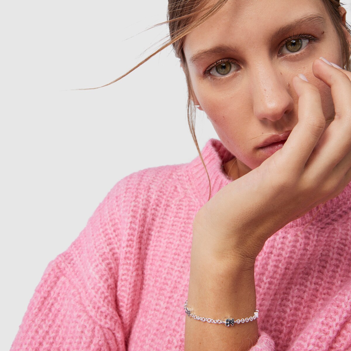 Silver TOUS Sweet Dolls Bracelet with Bear motifs
