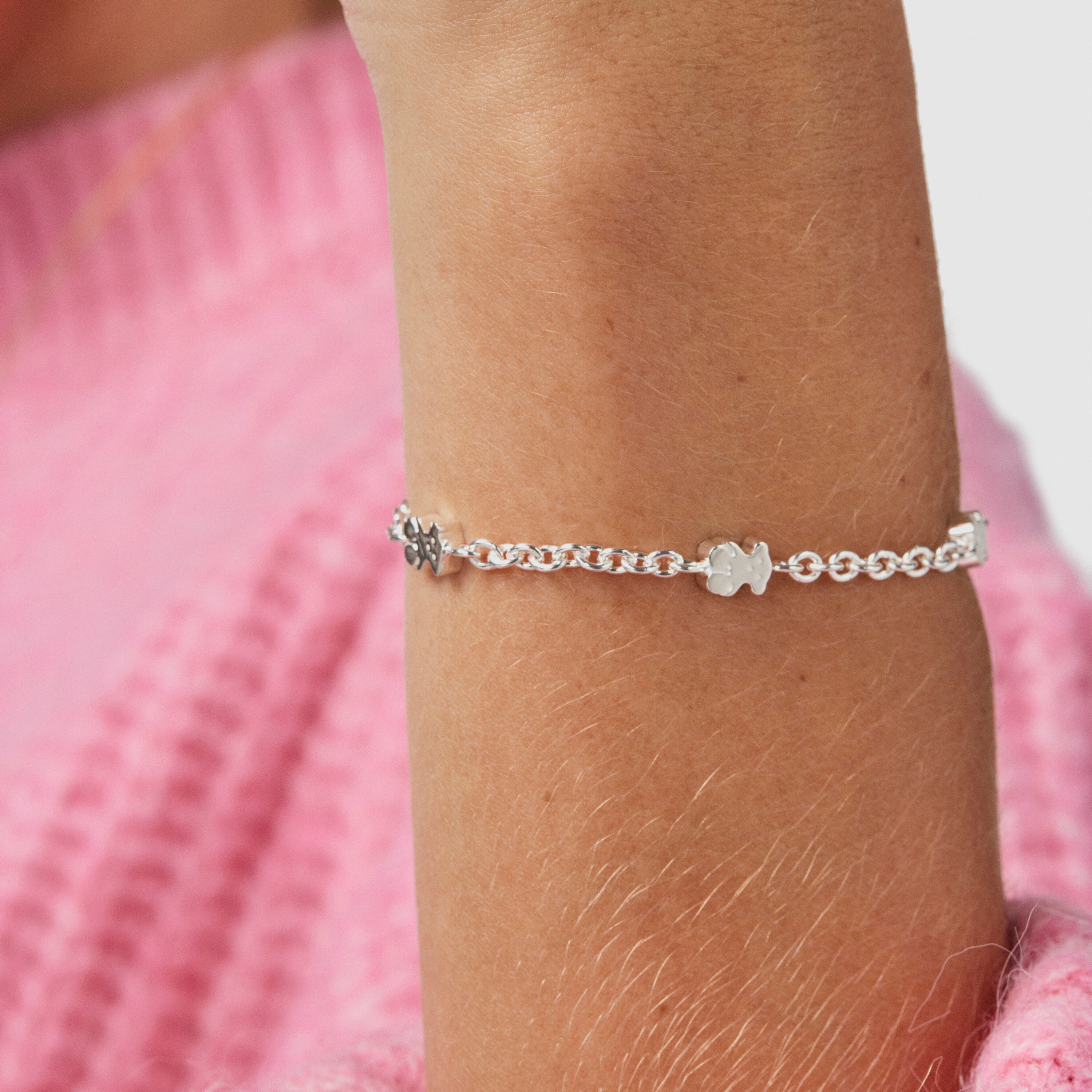 Pulsera cadena en plata Sweet Dolls