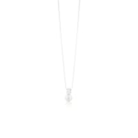 Silver TOUS Sweet Dolls Necklace with Pearls and Bear motif
