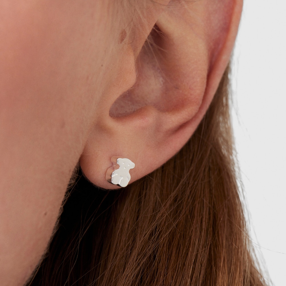 Pendientes de plata motivo oso Sweet Dolls