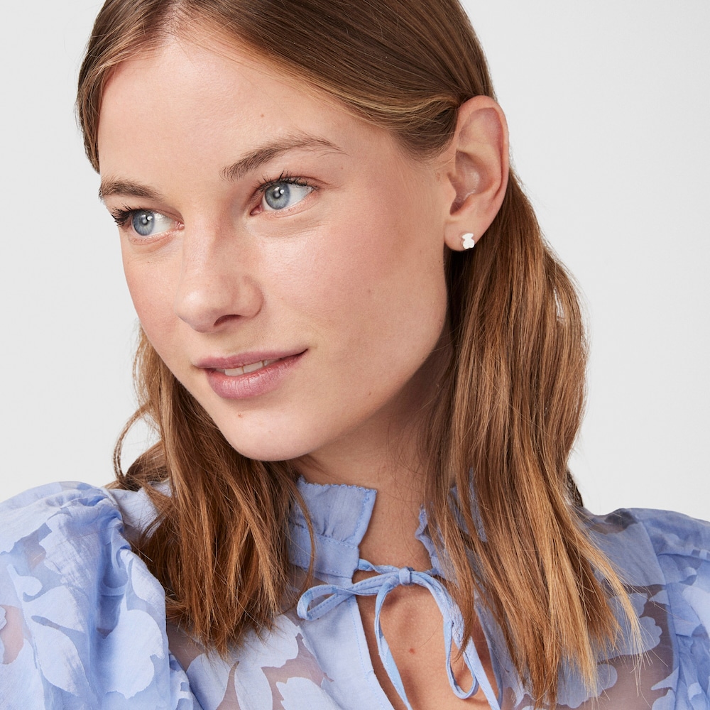 Pendientes de plata motivo oso Sweet Dolls