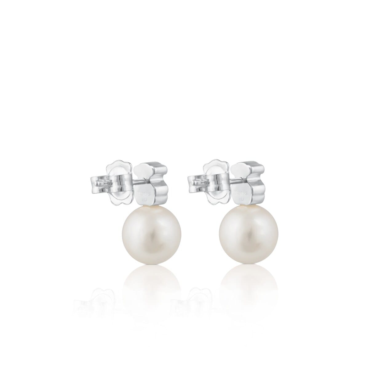 Silver and Pearls TOUS Sweet Dolls Earrings Bear motif