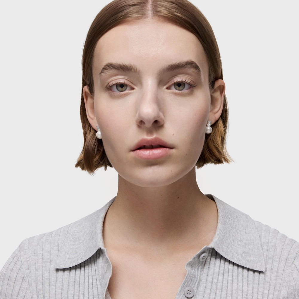 Silver and Pearls TOUS Sweet Dolls Earrings Bear motif