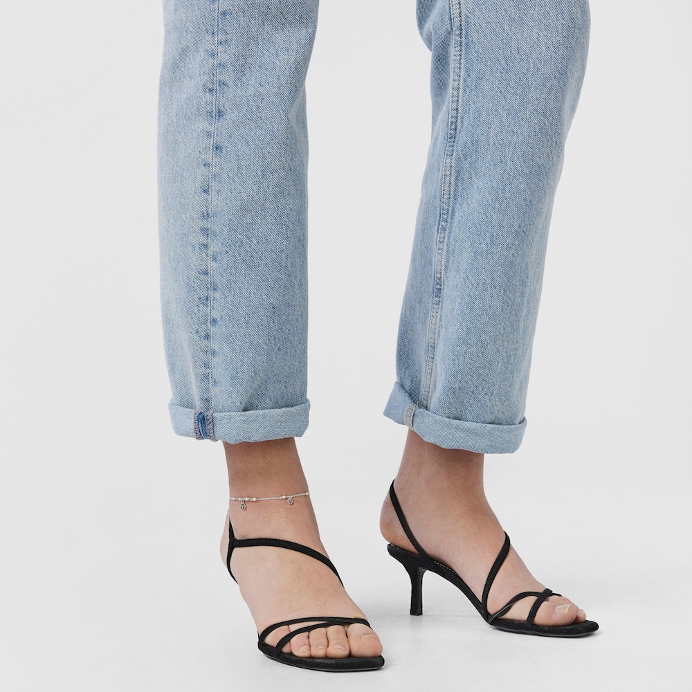 Tobillera de plata con perlas y motivos de gemas TOUS New Motif