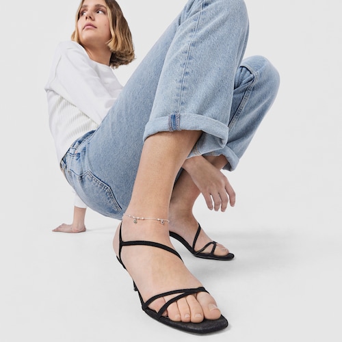 Tobillera de plata con perlas y motivos de gemas TOUS New Motif