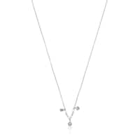 Collar de plata con gemas y perlas TOUS New Motif