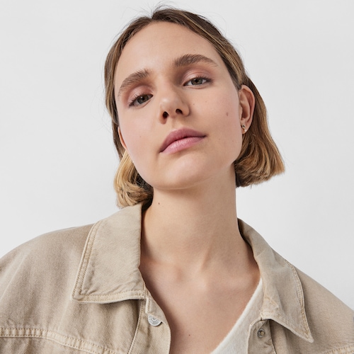 Boucles d&rsquo;oreilles TOUS New Motif en argent vermeil avec &eacute;toile en saphirs et perle