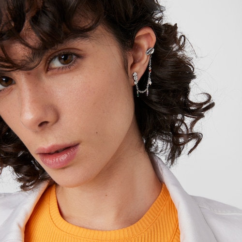 Strieborn&aacute; Z&aacute;u&scaron;nica s&nbsp;pr&iacute;veskami a&nbsp;drahokamami Save Ocean