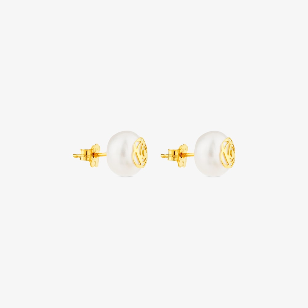 Pendientes de oro Rosa d'Abril
