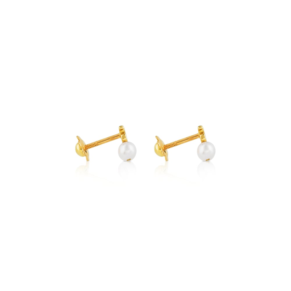 Pendientes de oro con perla cultivada Baby TOUS Pendientes de oro con perla cultivada Baby TOUS