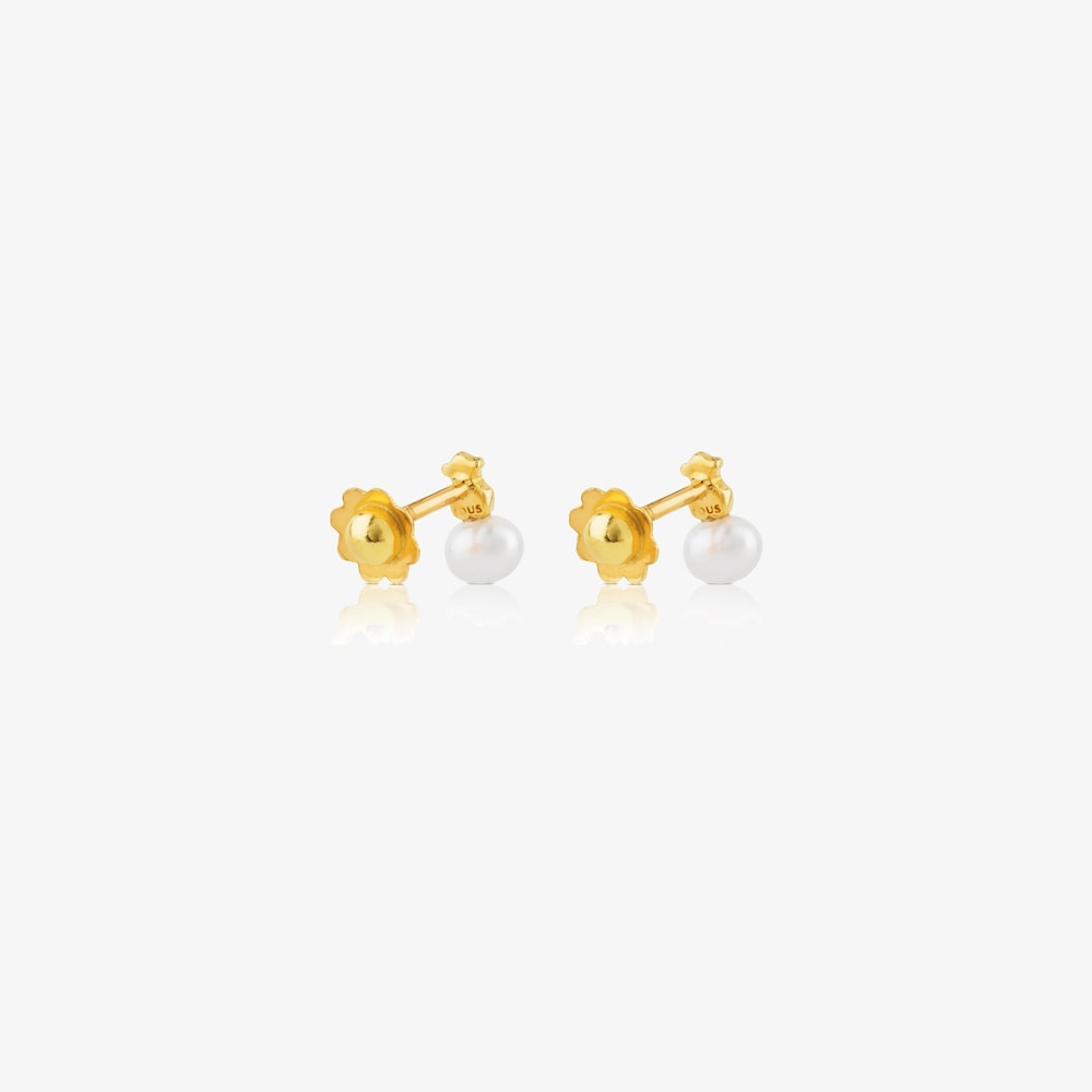 Pendientes de oro con perla cultivada Baby TOUS