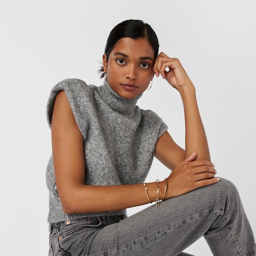 Pulseira Elipse em prata vermeil e p&eacute;rolas cultivadas