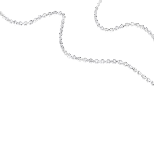 Silver and faceted rose quartz TOUS Color Necklace