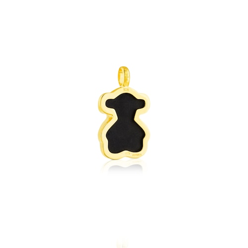 Colgante con baño de oro 18 kt sobre plata Color