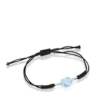 White Gold Color Kings Bracelet with Topaz