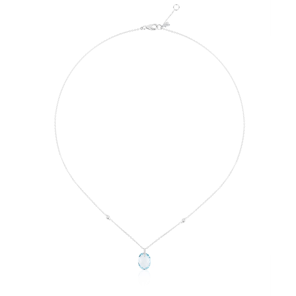 White Gold Color Kings Necklace