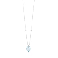 White Gold Color Kings Necklace