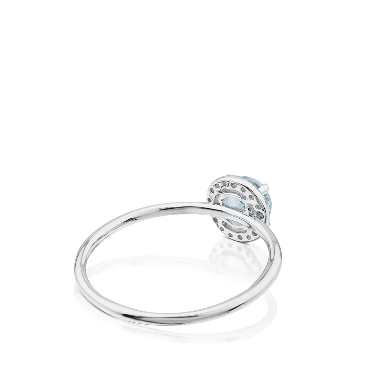 Anillo de oro blanco Color Kings