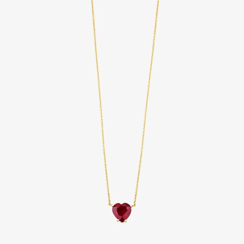 ATELIER Love Necklace in Gold with Ruby