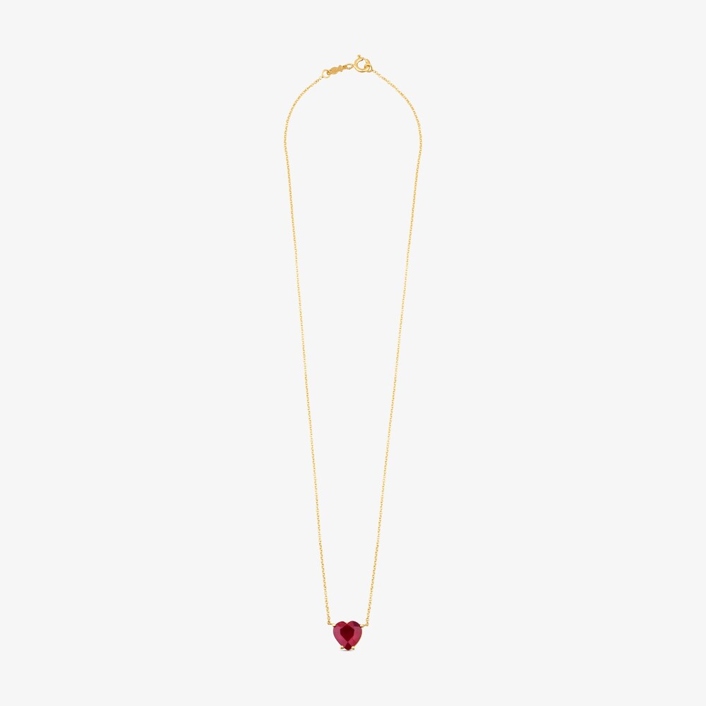 ATELIER Love Necklace in Gold with Ruby