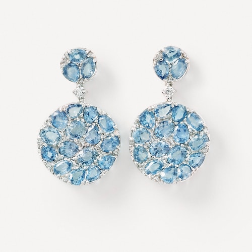 White gold Earrings with sapphires and diamonds TOUS&nbsp;ATELIER UNIQUE&nbsp;PIECES