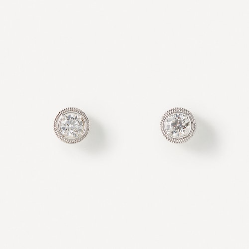Pendientes de oro blanco con diamantes TOUS ATELIER UNIQUE PIECES