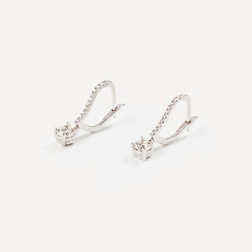 Short Earrings in white gold with diamonds TOUS ATELIER