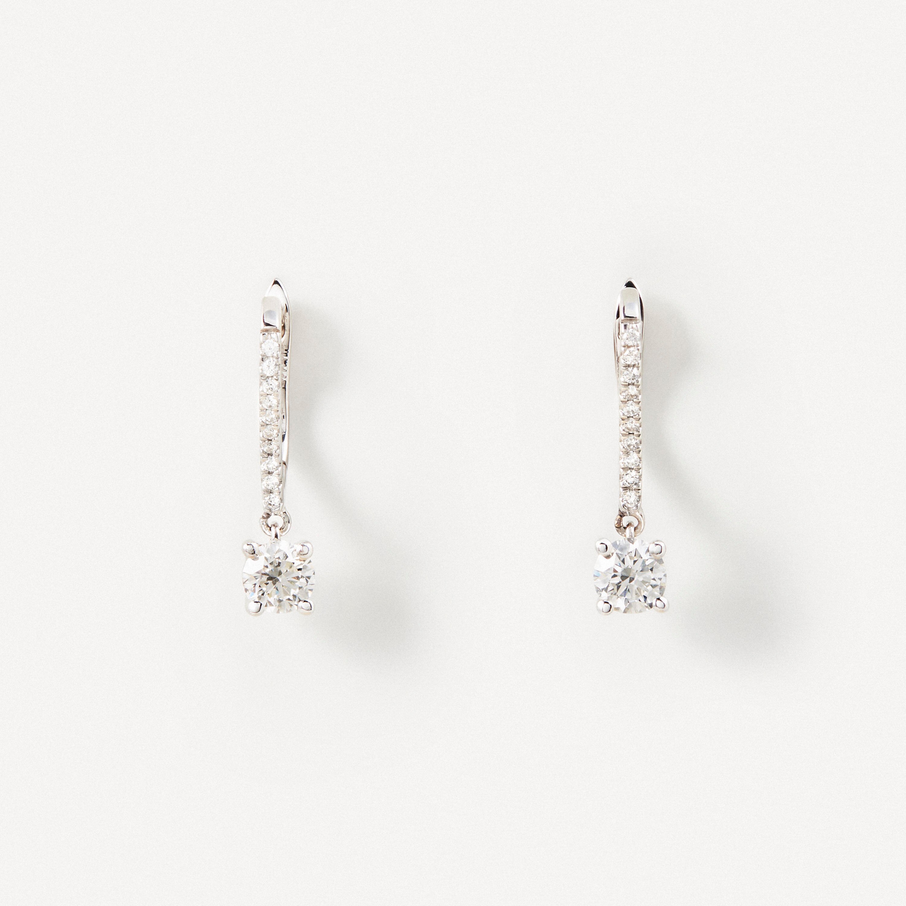 Short Earrings in white gold with diamonds TOUS ATELIER