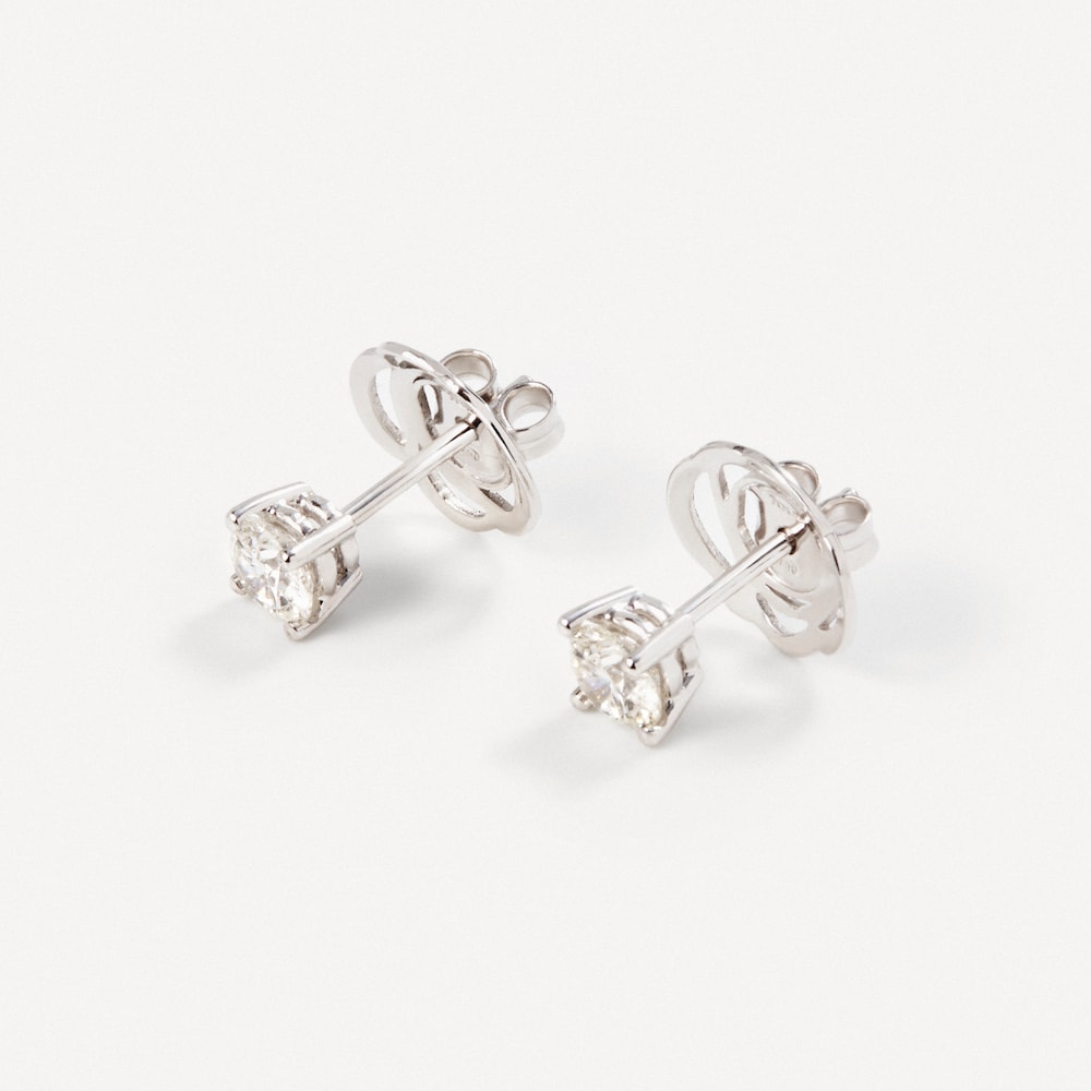 Kolczyki z białego złota z diamentami TOUS ATELIER