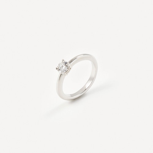 Solitaire ring in white gold with diamond TOUS ATELIER