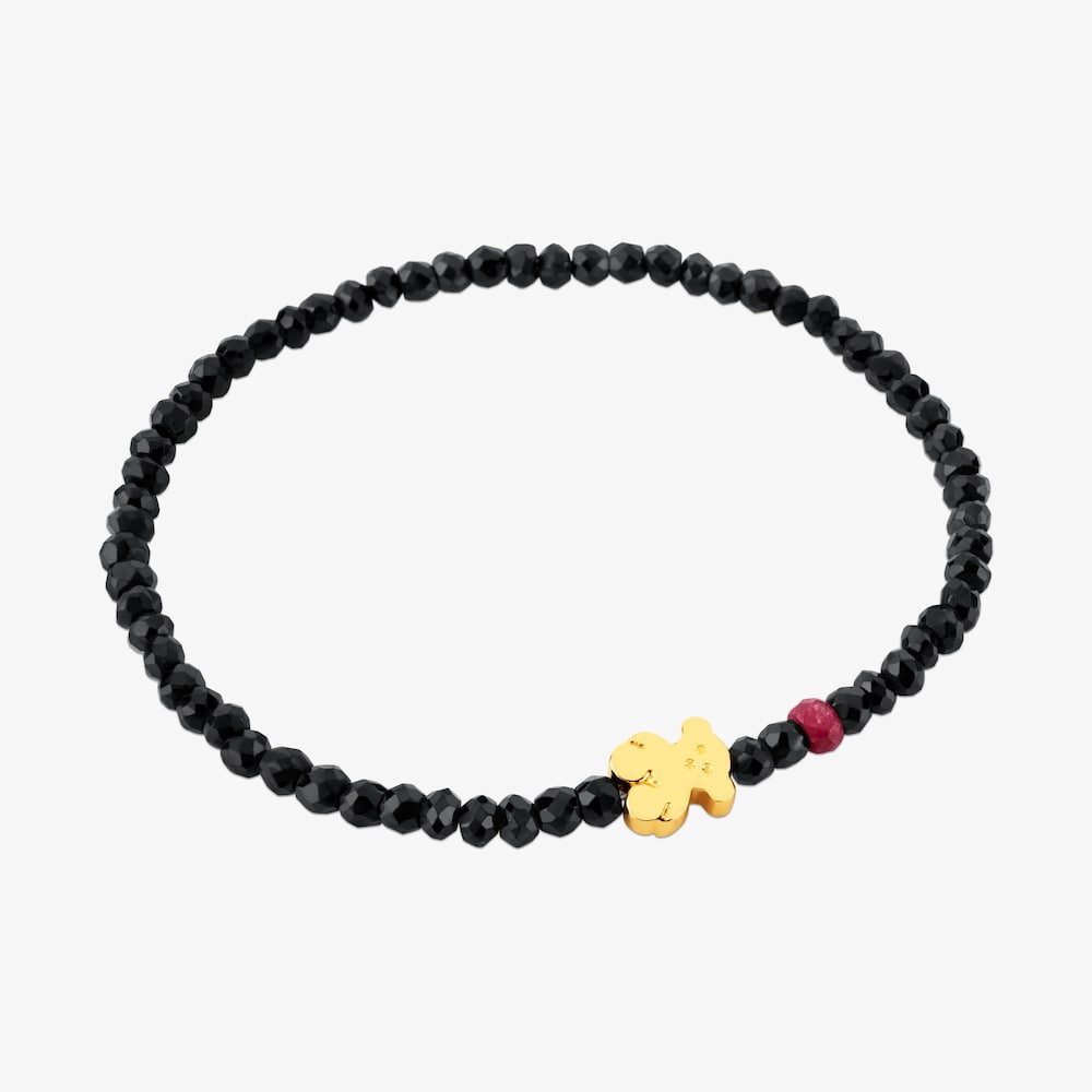 Bransoletka ze złotym misiem Tous Super Micro