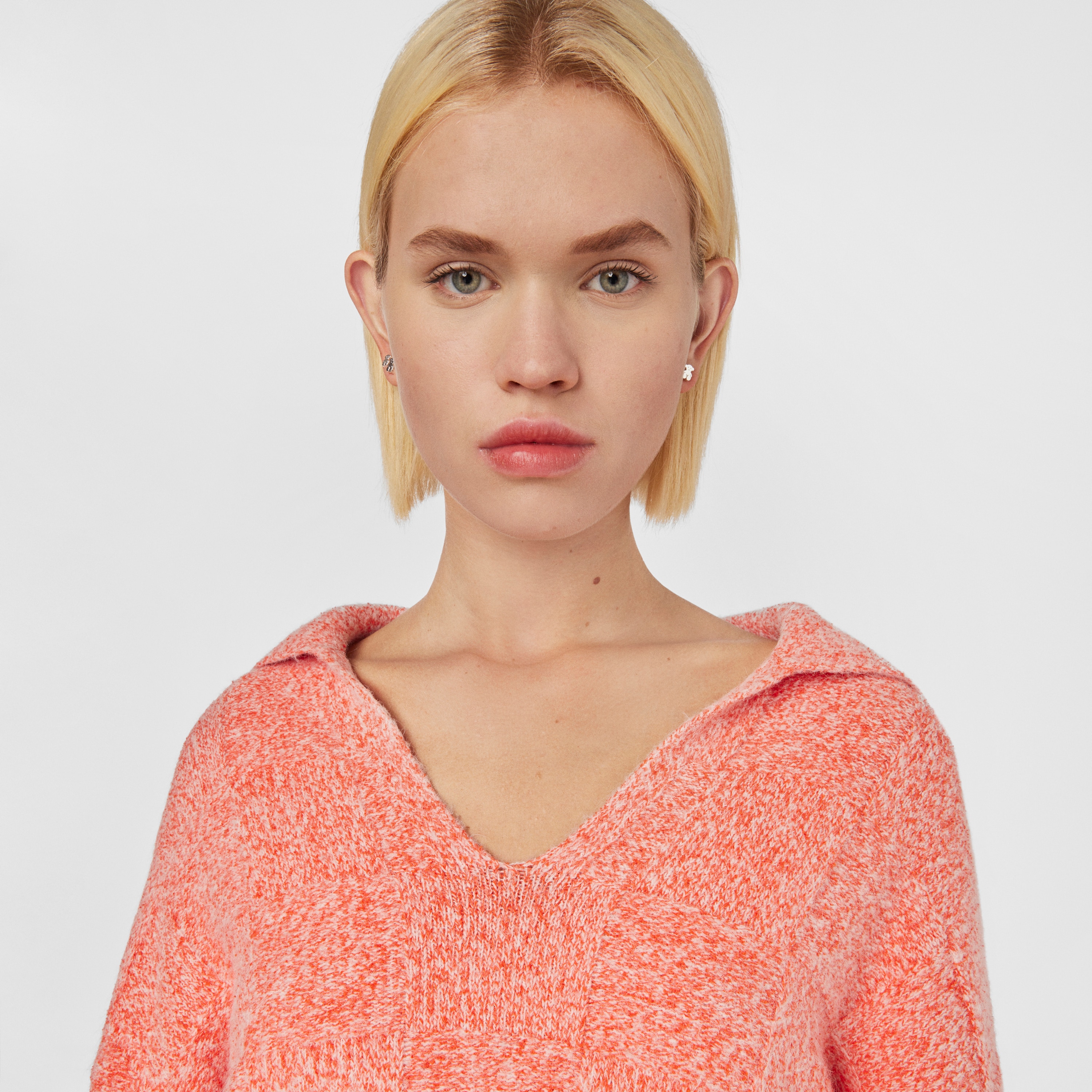 Silver Sweet Dolls Earrings with 0,7cm. motif