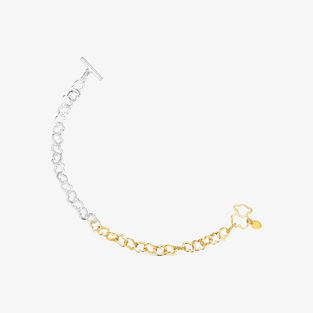 Tous - Pulsera Bicolor Motivo Oso Tous Carrusel - Dorado