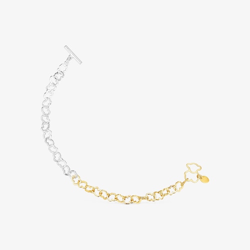 Two-tone TOUS Carrusel bear-motif Bracelet