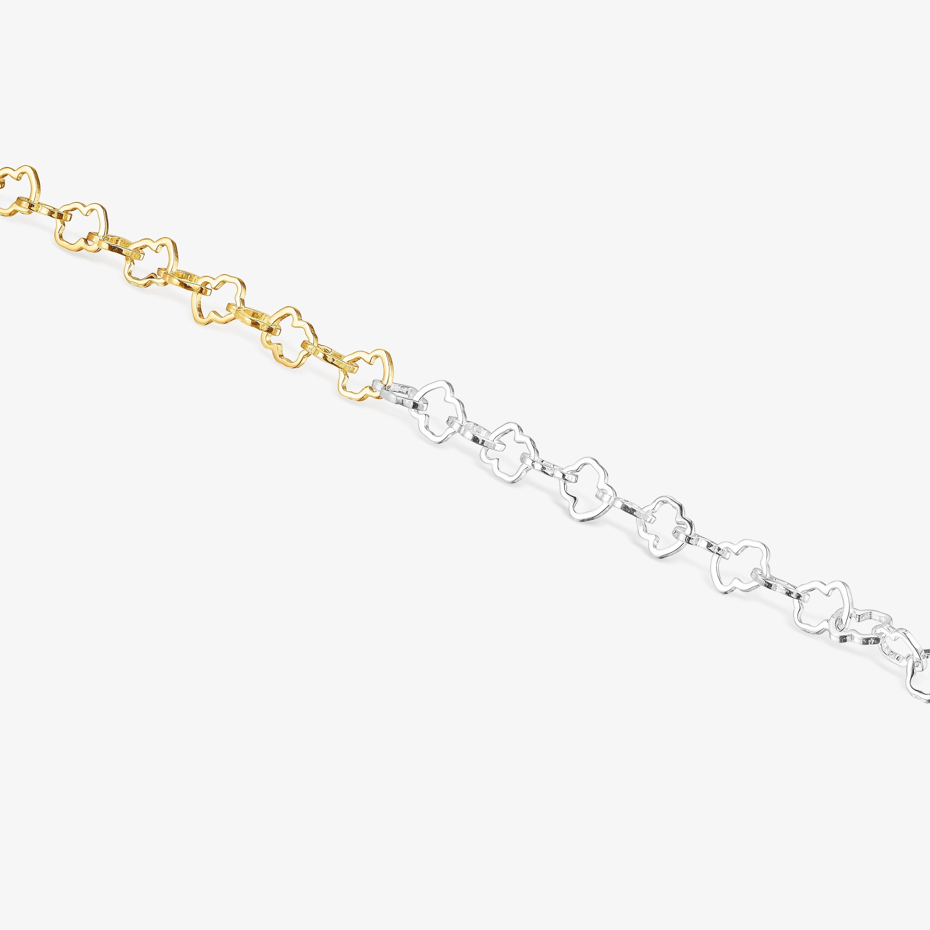 Two-tone TOUS Carrusel bear-motif Bracelet