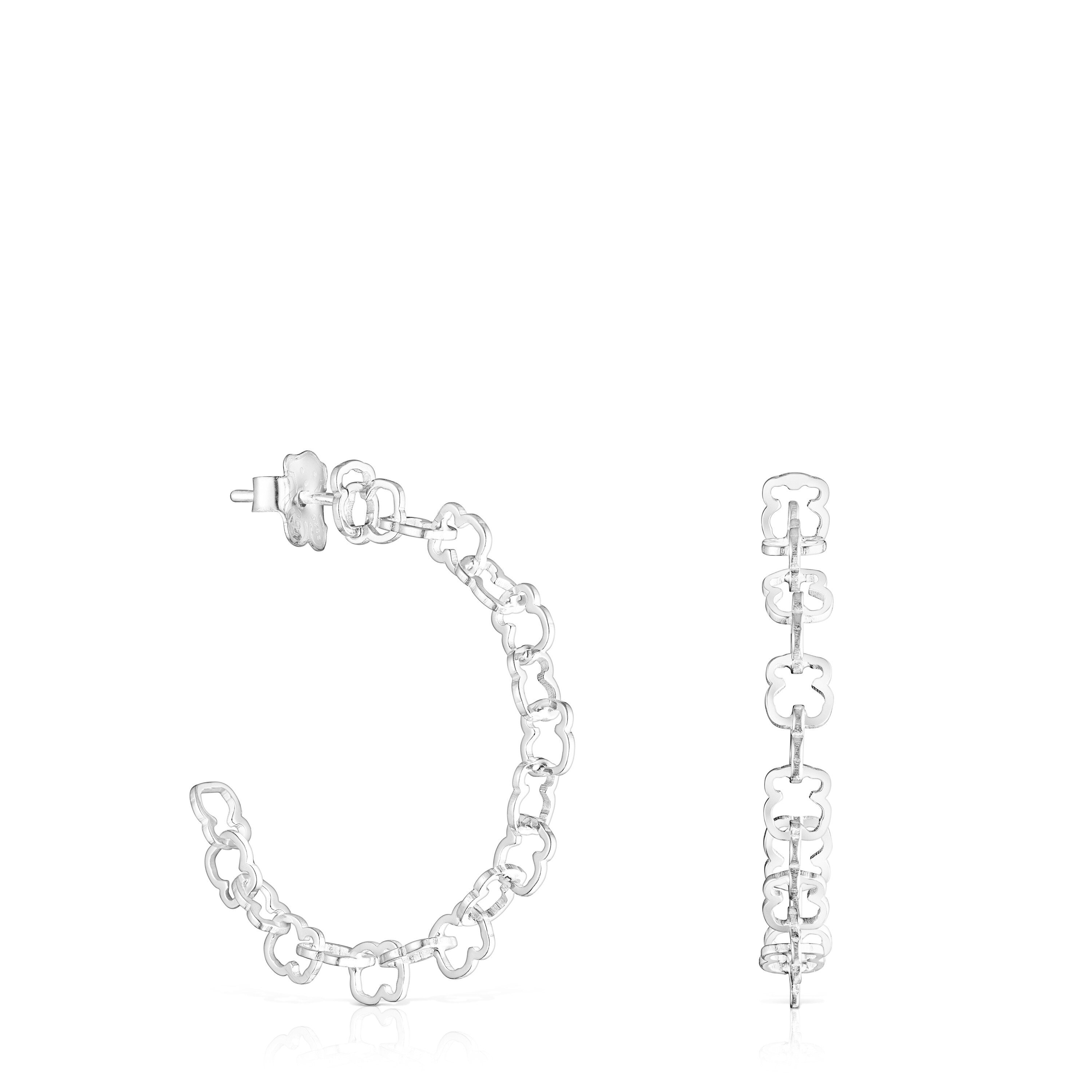 TOUS Carrusel bear-motif Hoop earrings