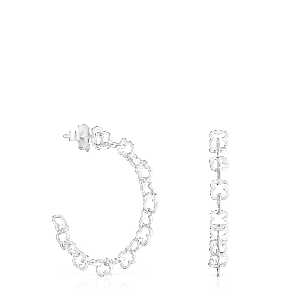 TOUS Carrusel bear-motif Hoop earrings