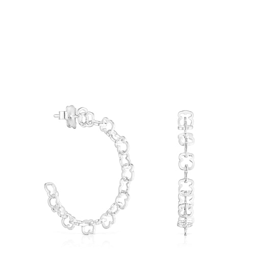 Pendientes aro motivo oso TOUS Carrusel image number 0