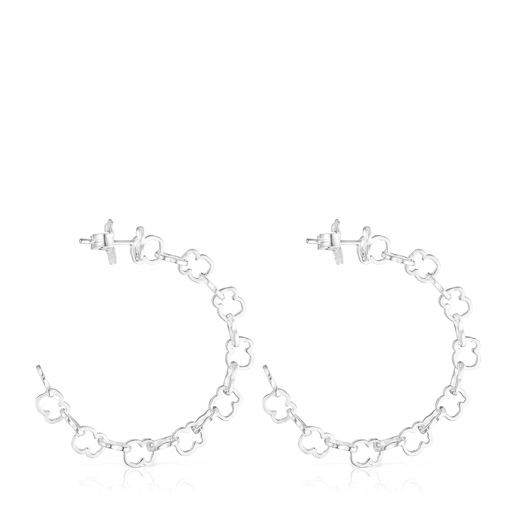 TOUS Carrusel bear-motif Hoop earrings