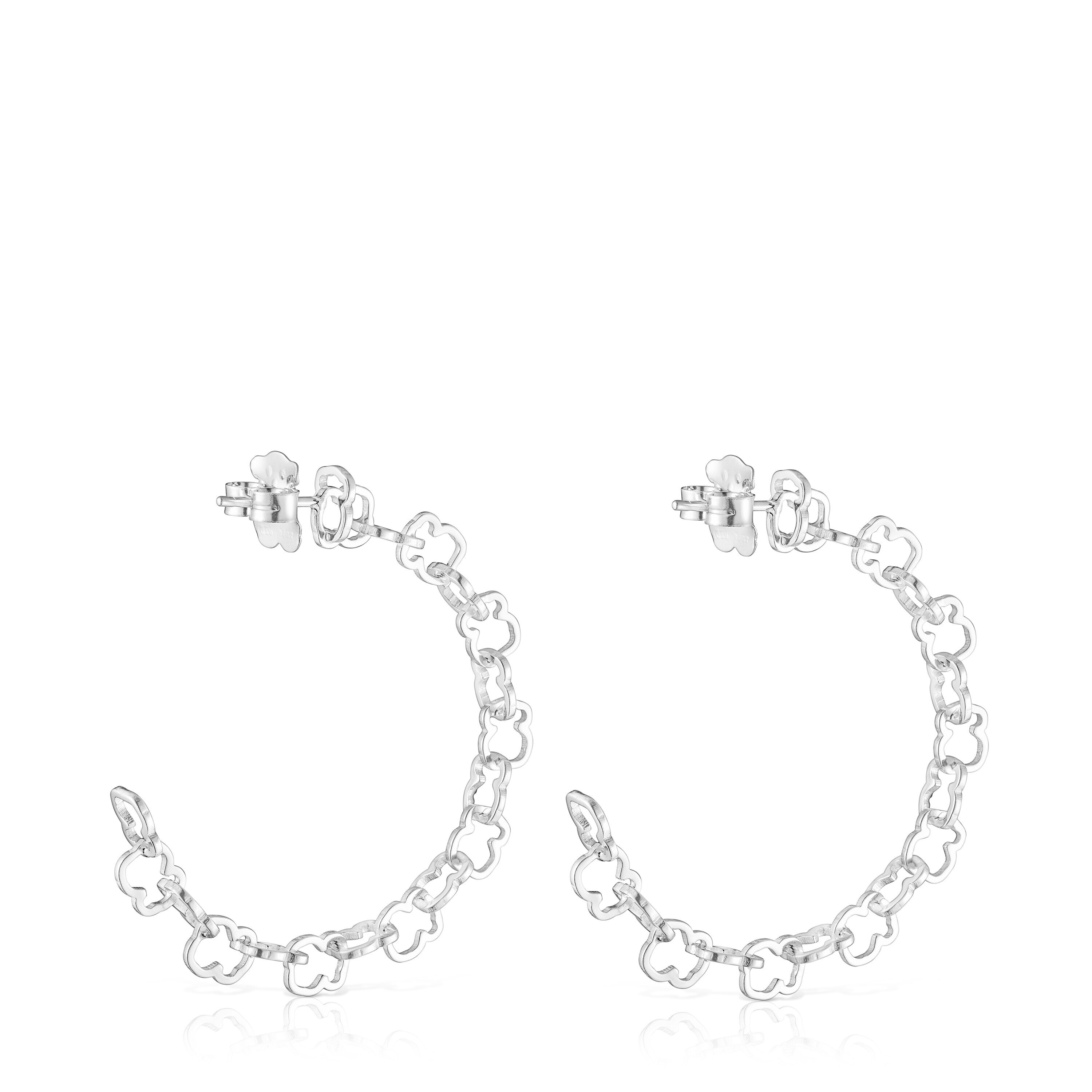 TOUS Carrusel bear-motif Hoop earrings